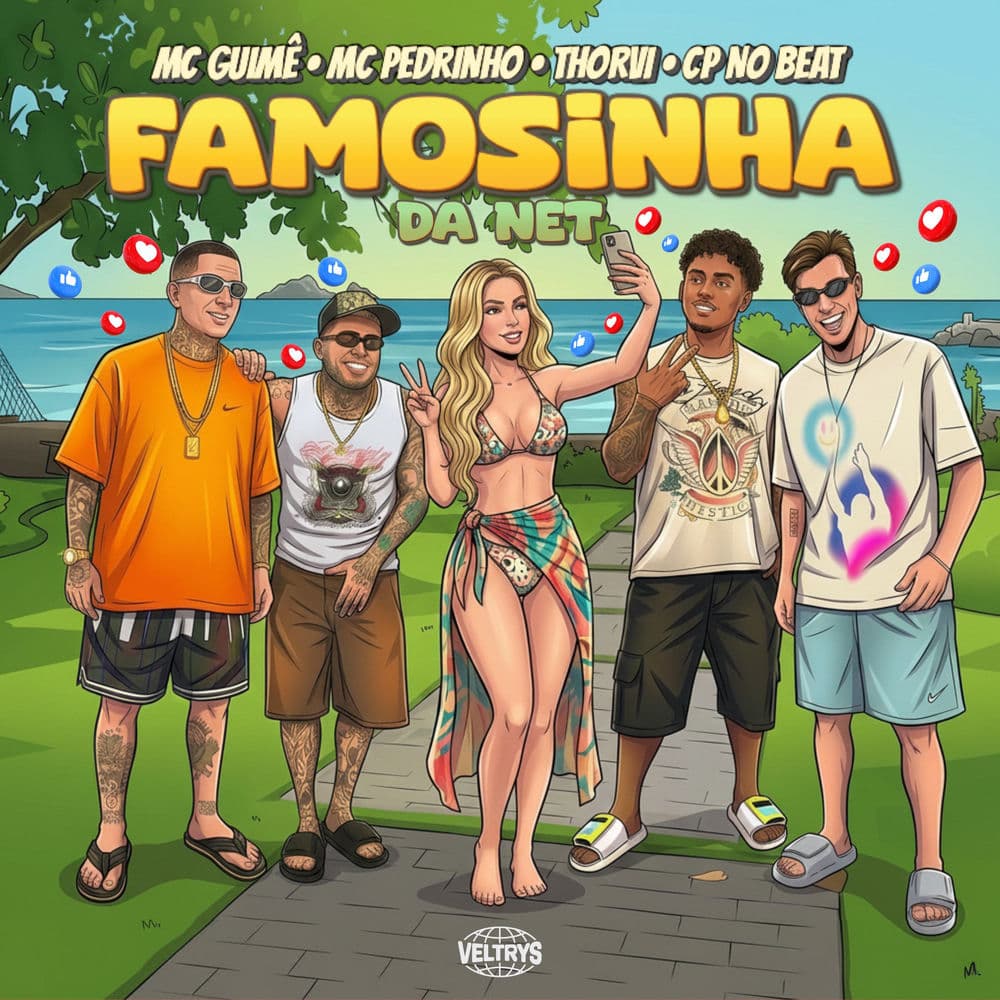 Capa oficial do single Famosinha da Net
